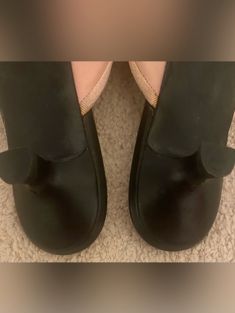 Chanel Pink Heels Vintage Chanel Pink Shoes Chanel Pink Black Mules - Picture 5 of 7
